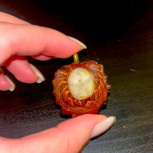 RARE authentic starfish third eye pinecone pendant (smaller size)